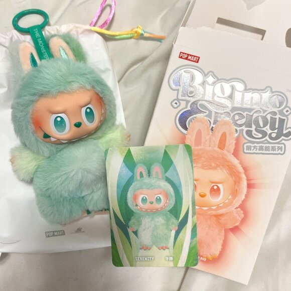 THE MONSTERS Big into Energy Series-Vinyl Plush Pendant (OPEN BOX, SERENITY) - Picture 1 of 4